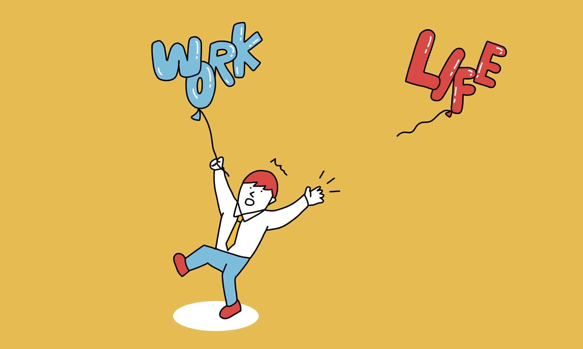 Work-Life-Konflikt visuell dargestellt | Purinarmes Hundefutter